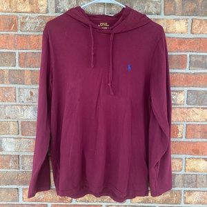Polo long sleeve hoodie